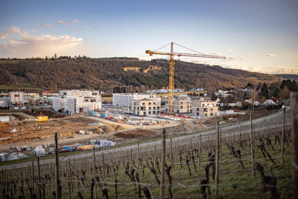 Zeitrafferaufnahmen von Baustellen